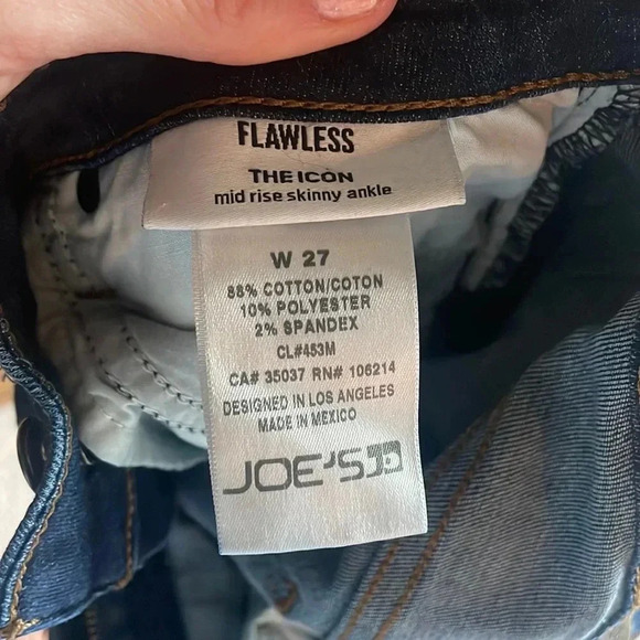 Joes‎ jeans flawless icon mid rise skinny Jean 27 - Picture 2 of 6